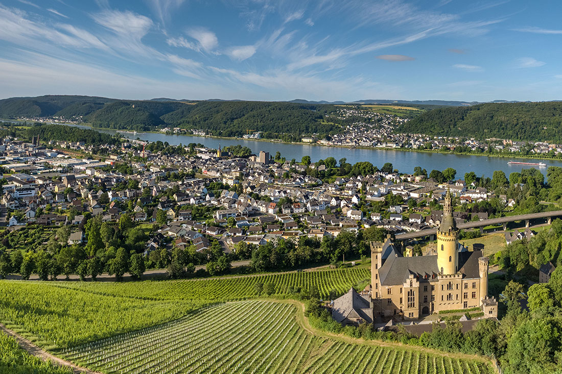 Kurort mit heilenden Thermalquellen, Schloss Arenfels und vielen Freizeitaktivitäten wie Wandern und Radfahren in wunderschöner Natur