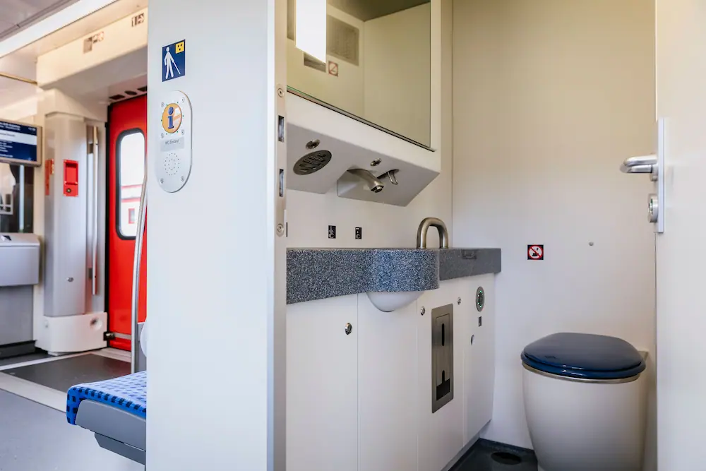Behindertengerechte Einstiege und Toiletten © go.Rheinland/Smilla Dankert